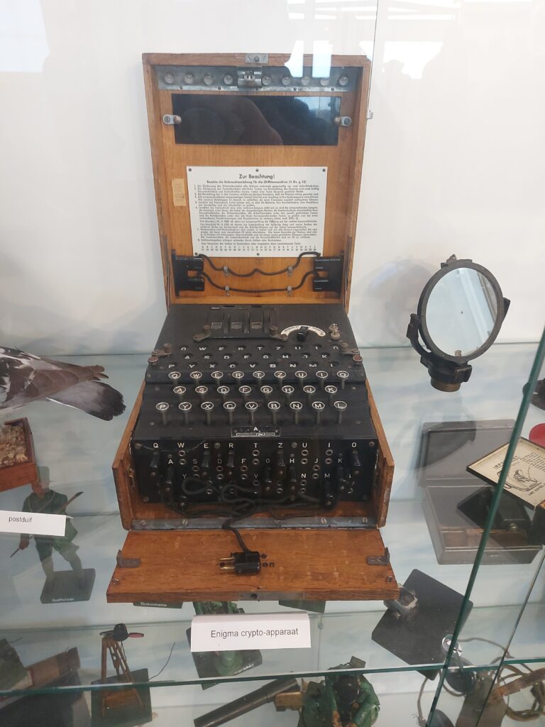 Enigma Machine at the Dutch Signals Museum (Verbindingstroepen Collectie)