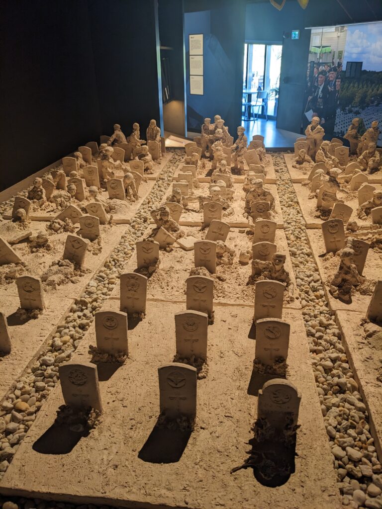 Clay Grave Sculpture at the Freedom Museum