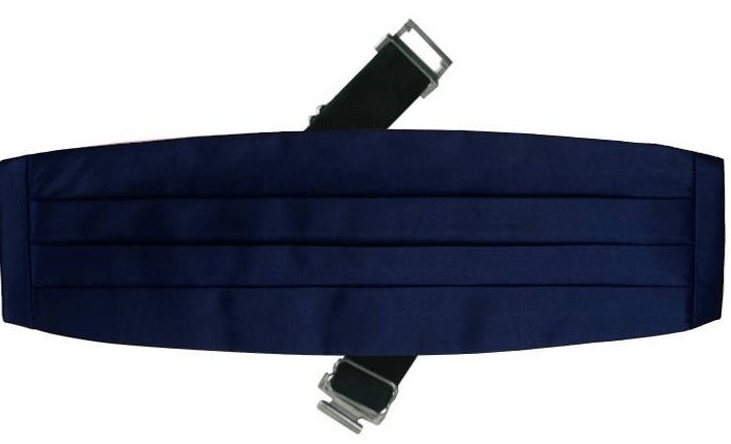 Les ceintures drapées de couleur BLEU NUIT